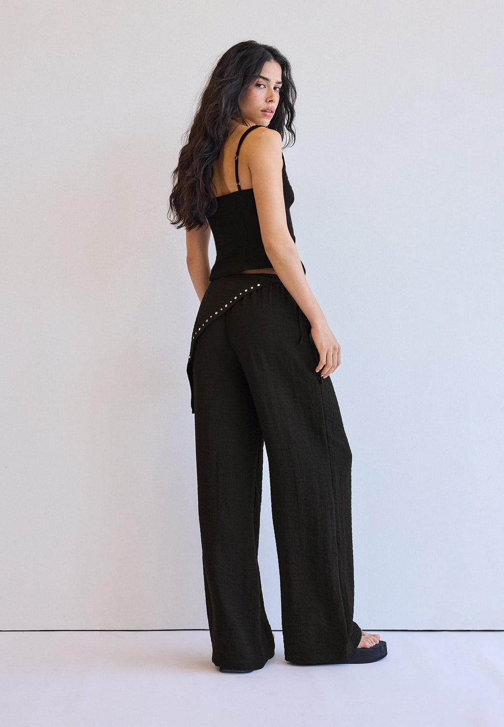Linen Scarf Trousers