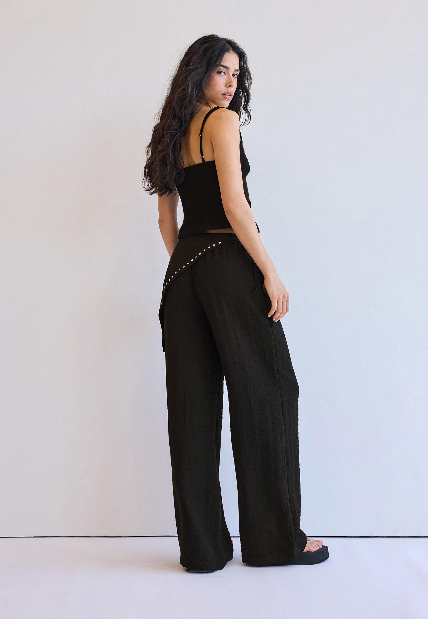 Linen Scarf Trousers