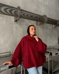 Oversized Cowl-Neck Sweater