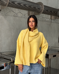 Oversized Cowl-Neck Sweater