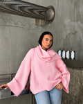 Oversized Cowl-Neck Sweater