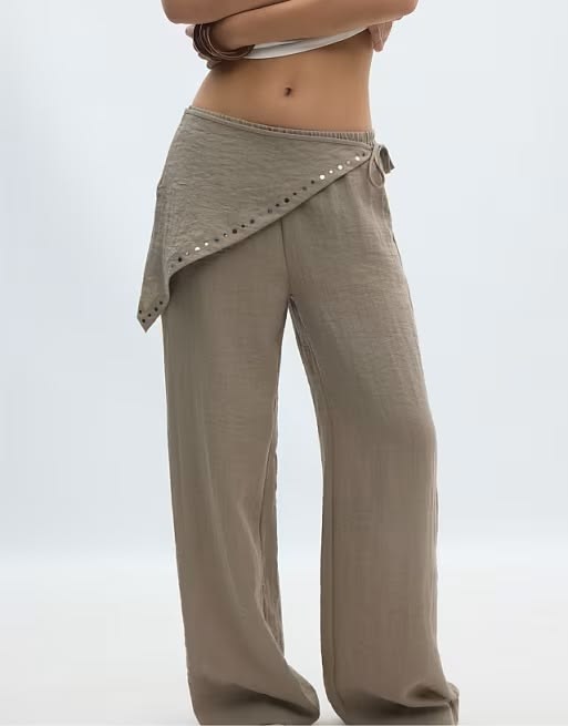 Linen Scarf Trousers