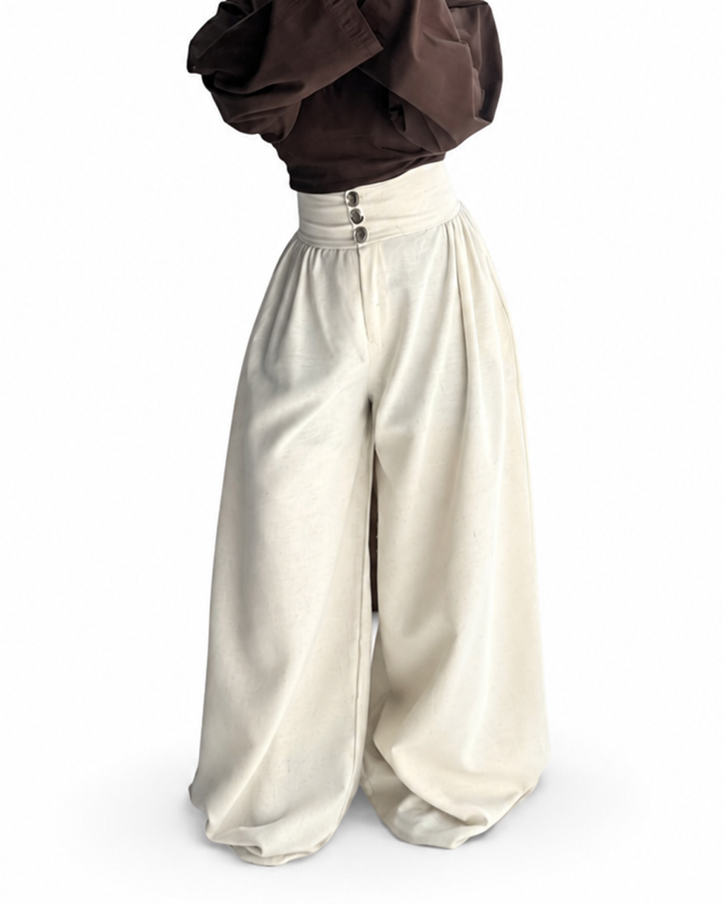 Oversized Linen Trousers