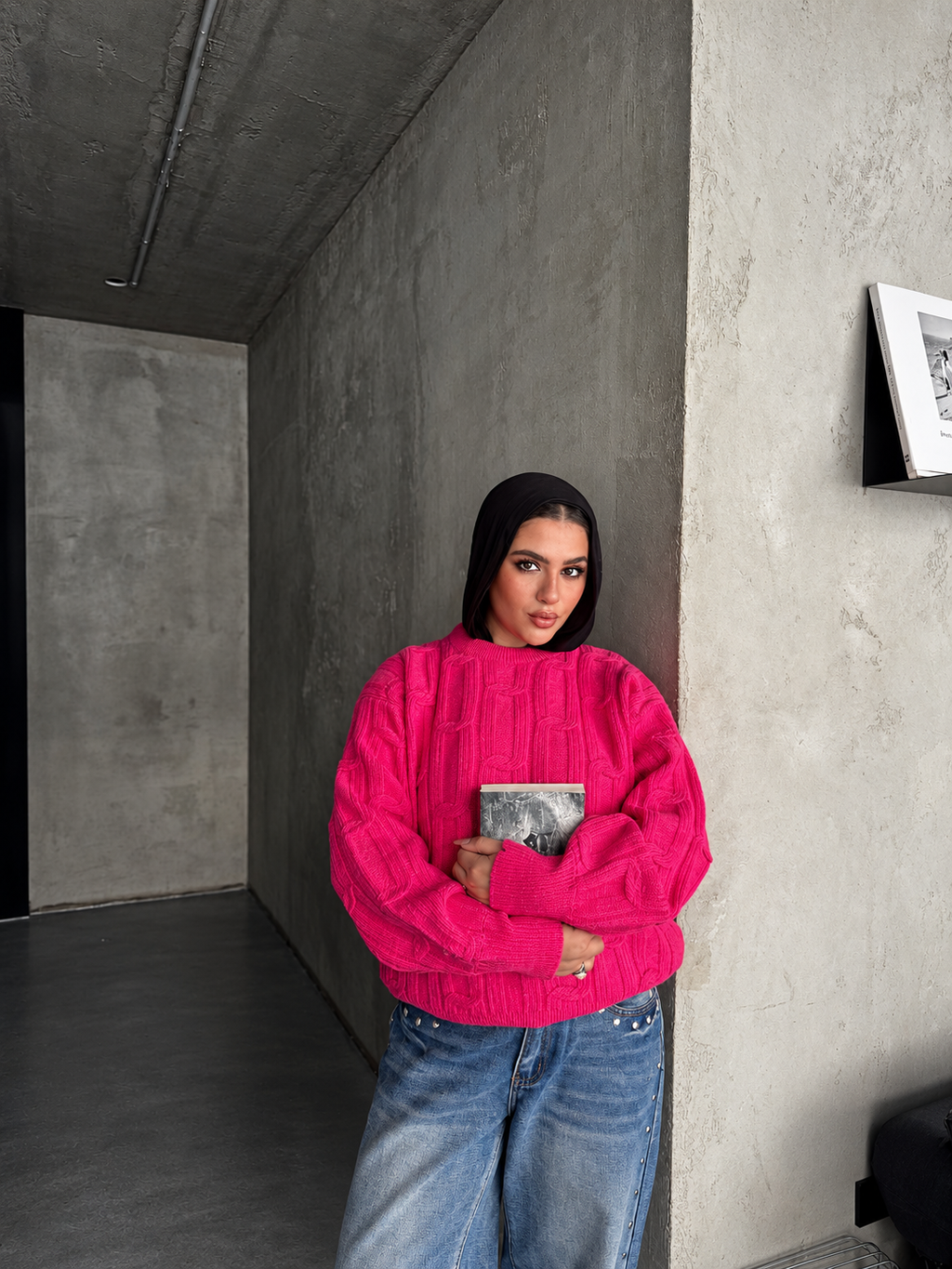 Cable-Knit Sweater