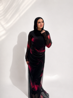 Floral Tulle Maxi Dress