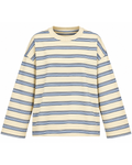 Relaxed Striped Long-Sleeve Tee