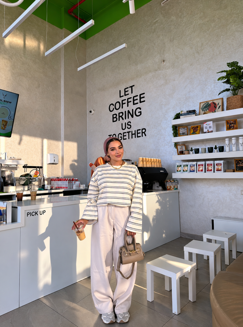 Relaxed Striped Long-Sleeve Tee