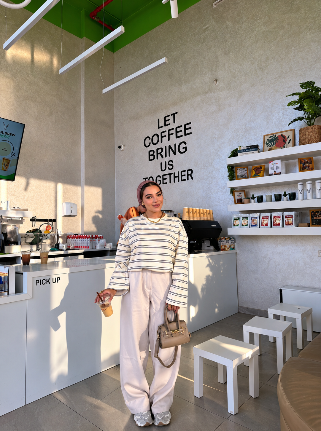Relaxed Striped Long-Sleeve Tee
