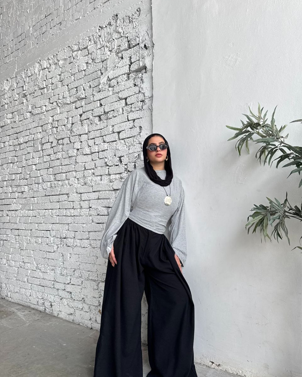 Oversized Linen Trousers