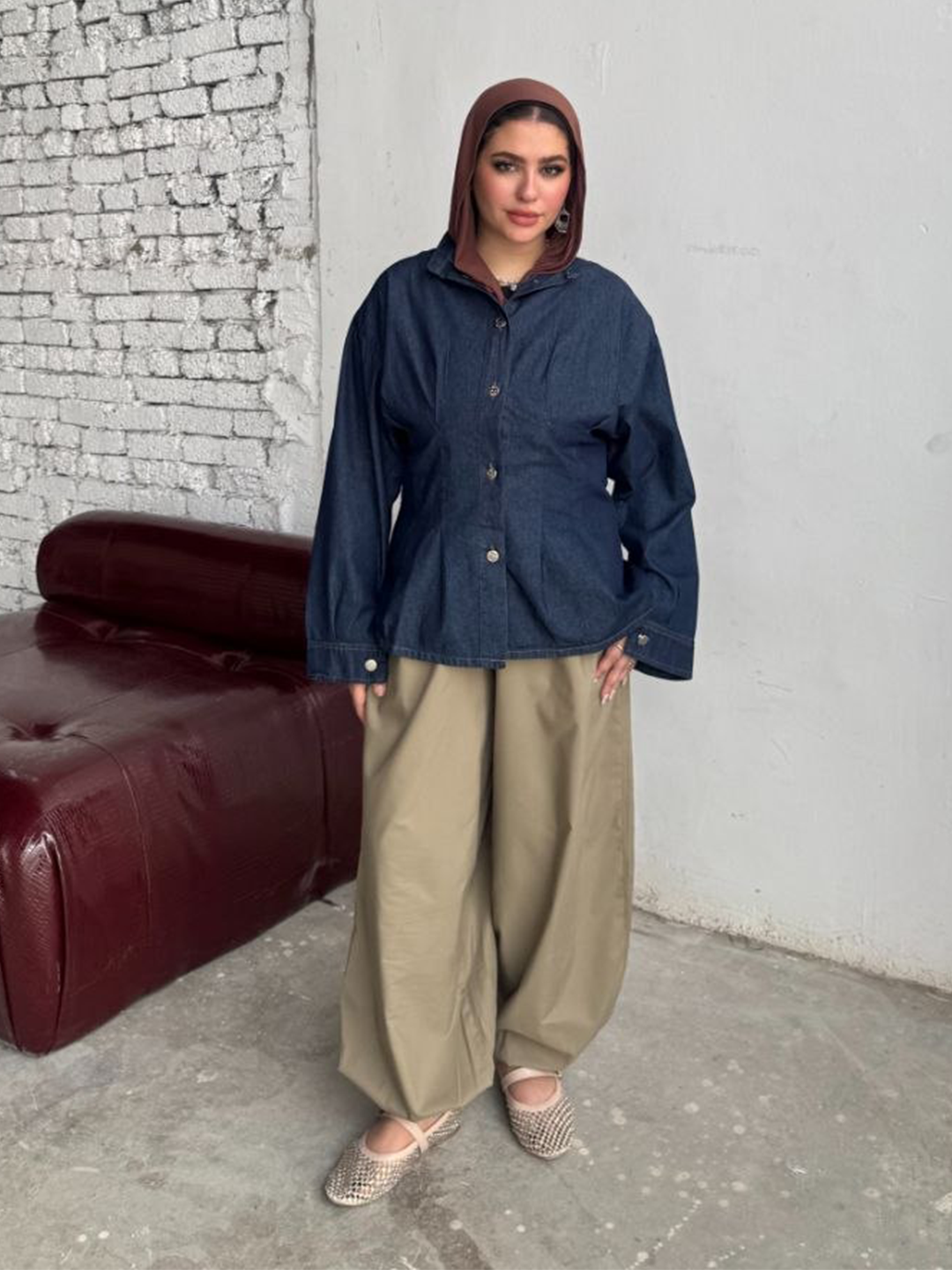 Balloon Fit Trousers