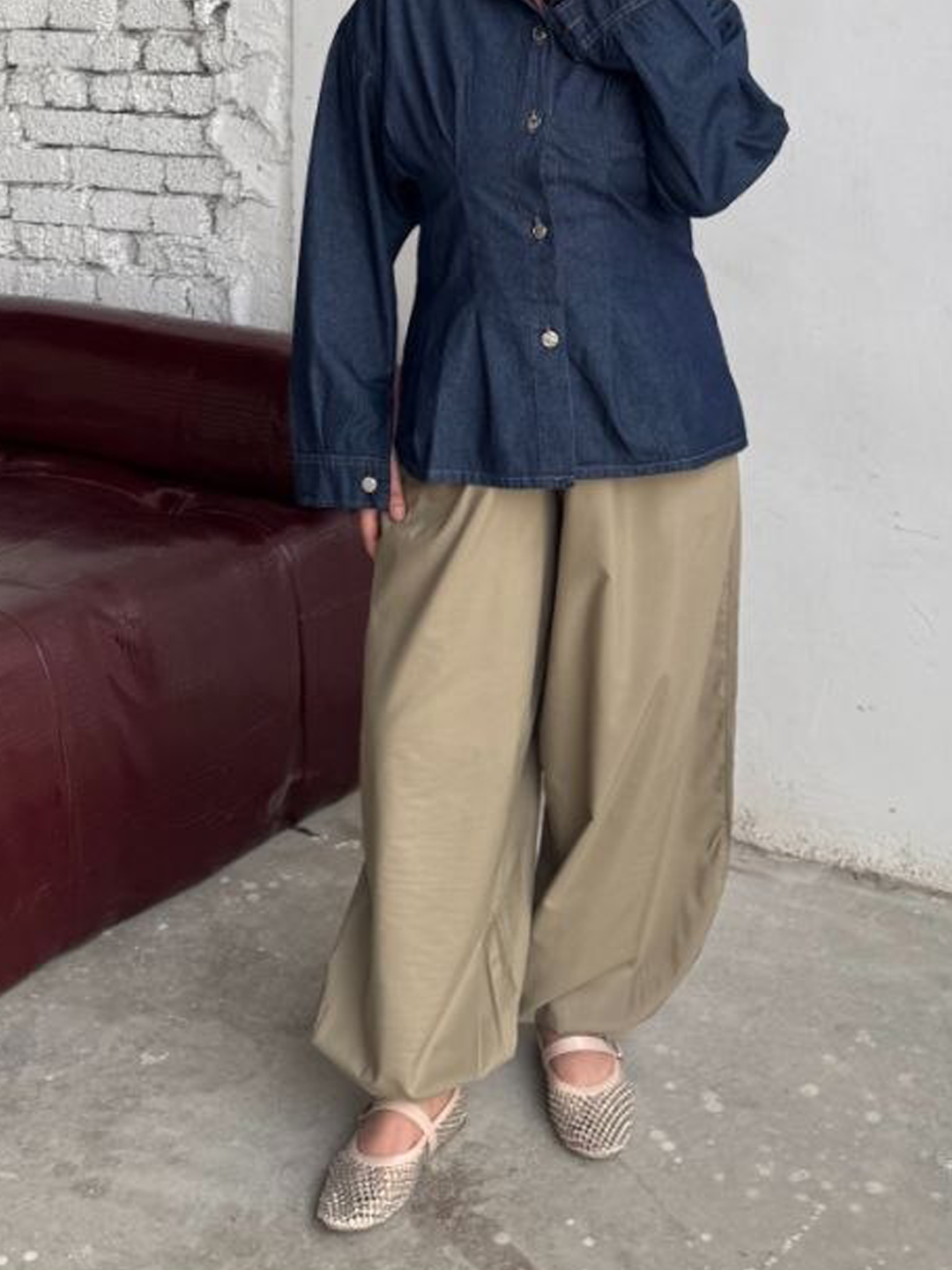 Balloon Fit Trousers