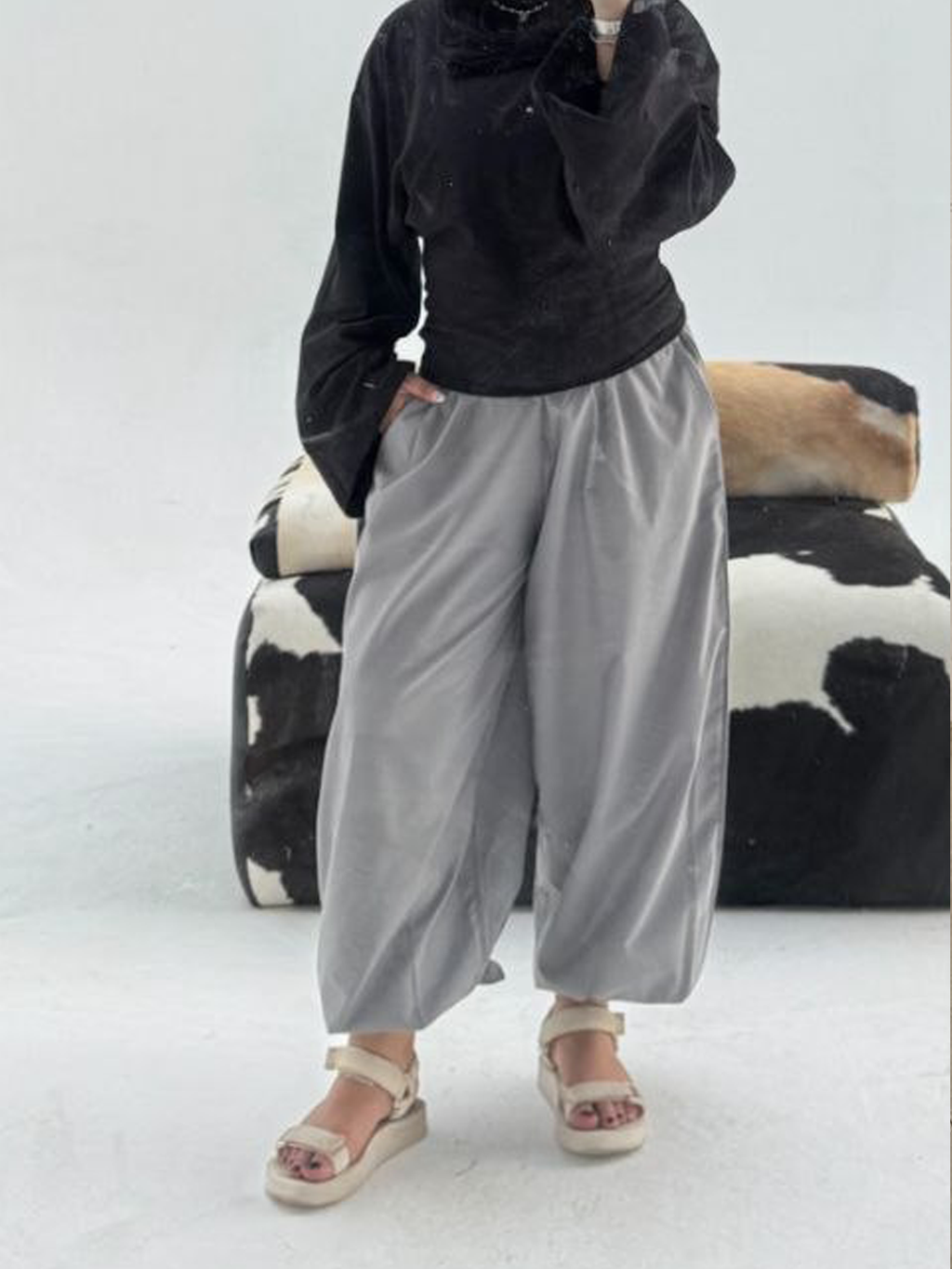 Balloon Fit Trousers