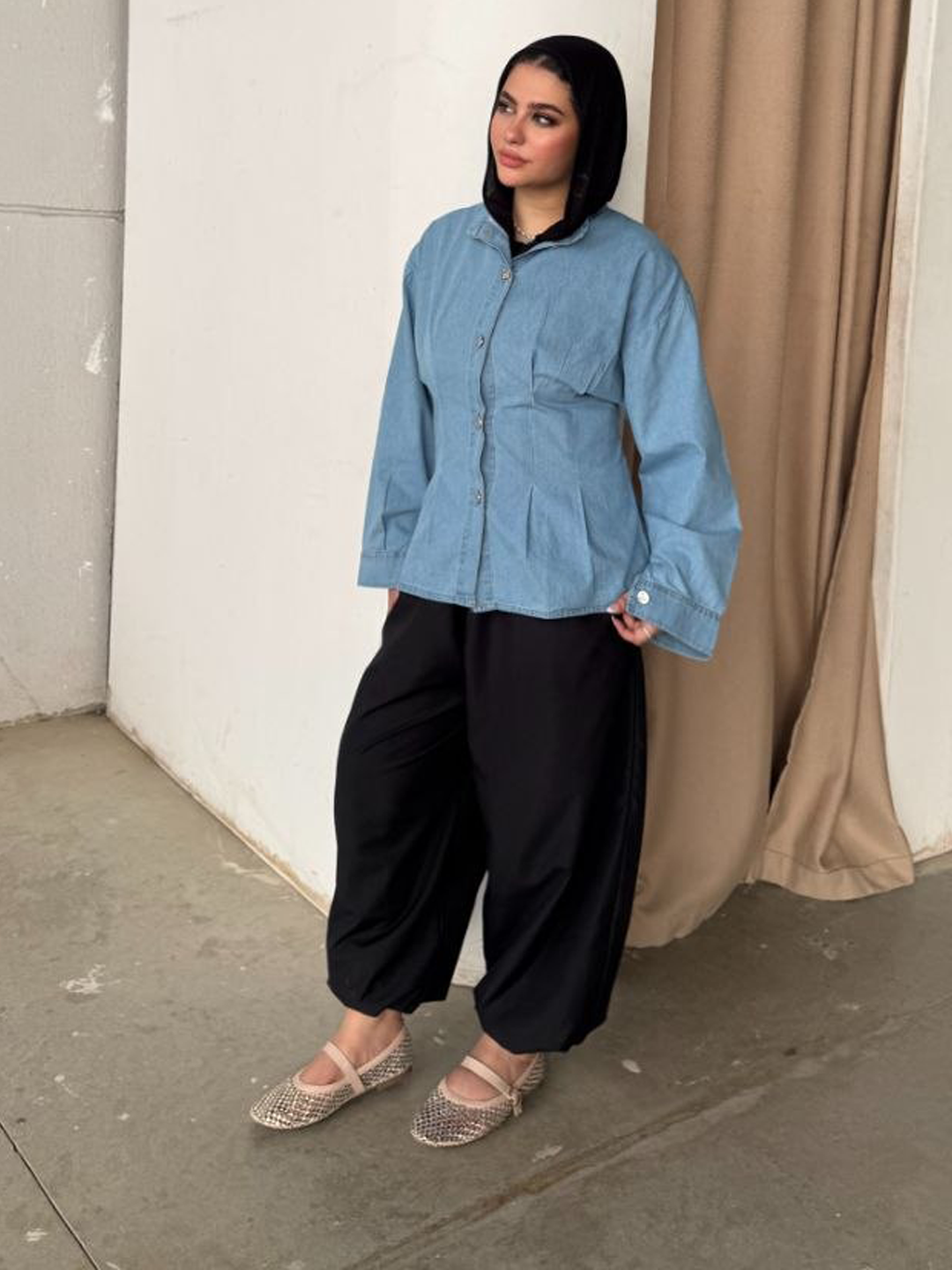 Balloon Fit Trousers