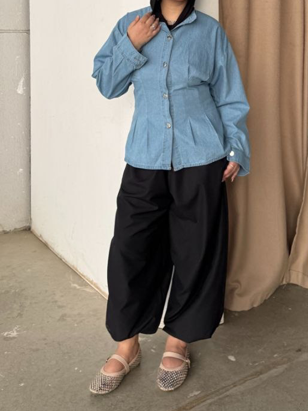 Balloon Fit Trousers