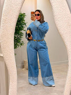 Light Denim Jumpsuit