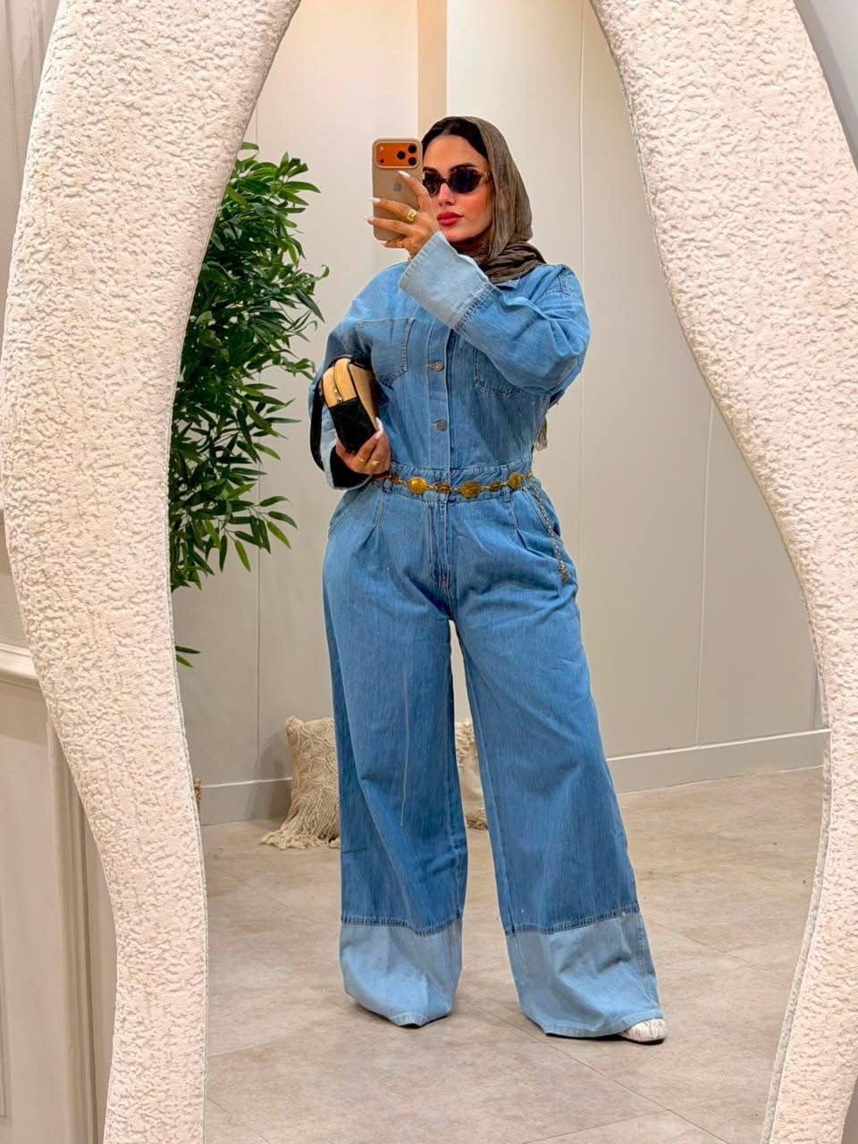 Light Denim Jumpsuit
