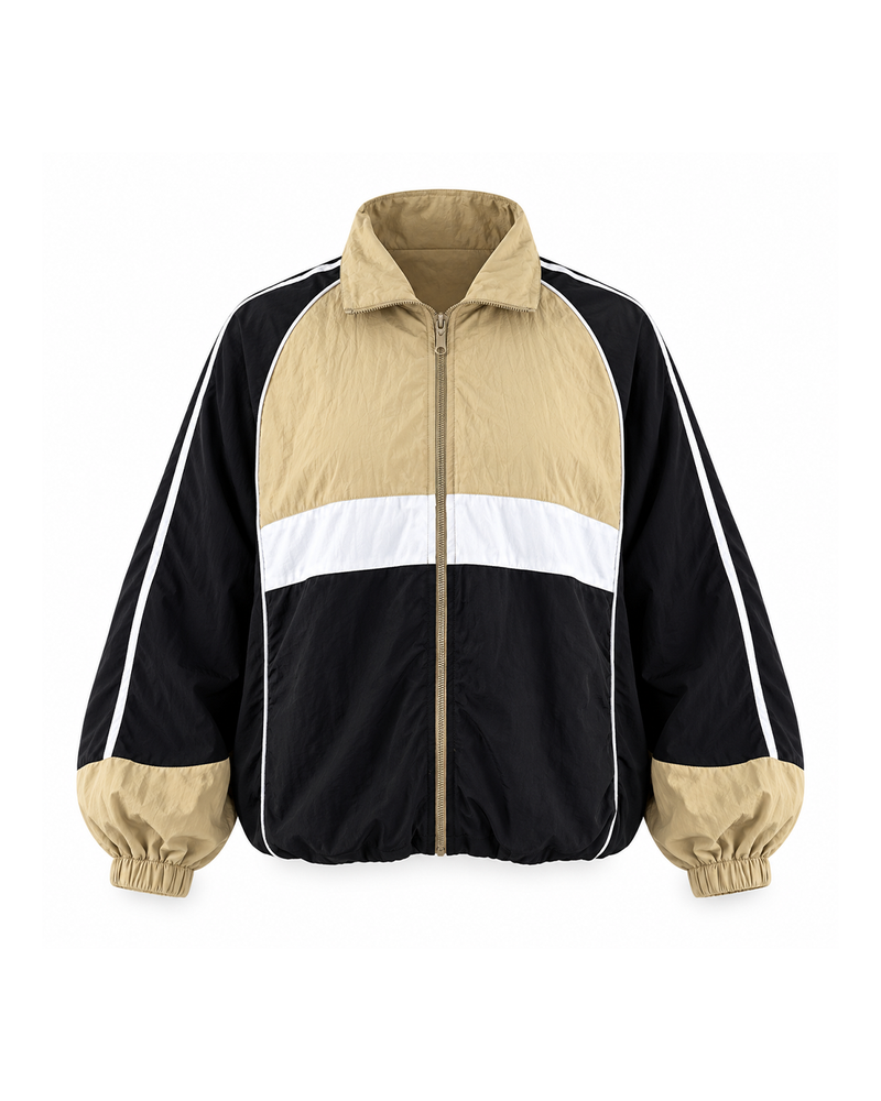 Retro Colorblock Track Jacket