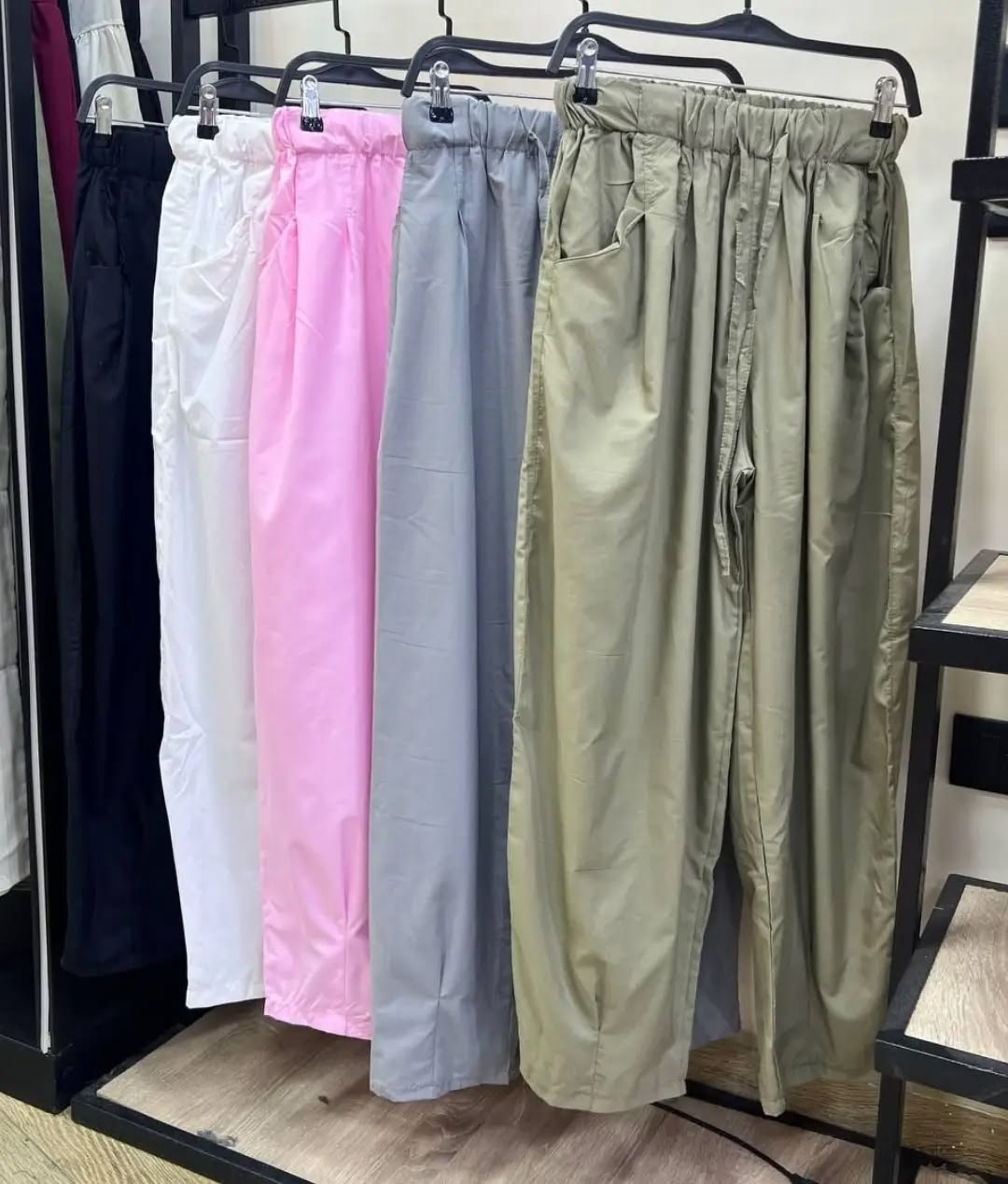 Wide-Leg Balloon Trousers