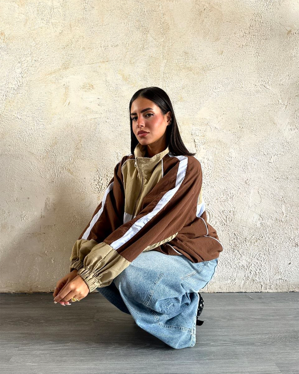 Retro Colorblock Track Jacket