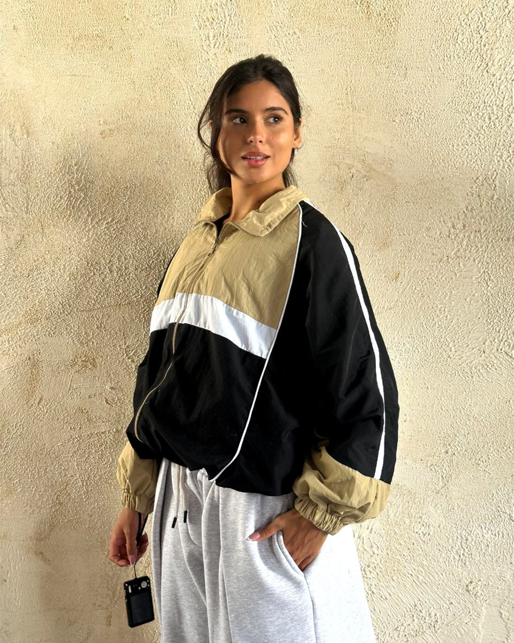 Retro Colorblock Track Jacket