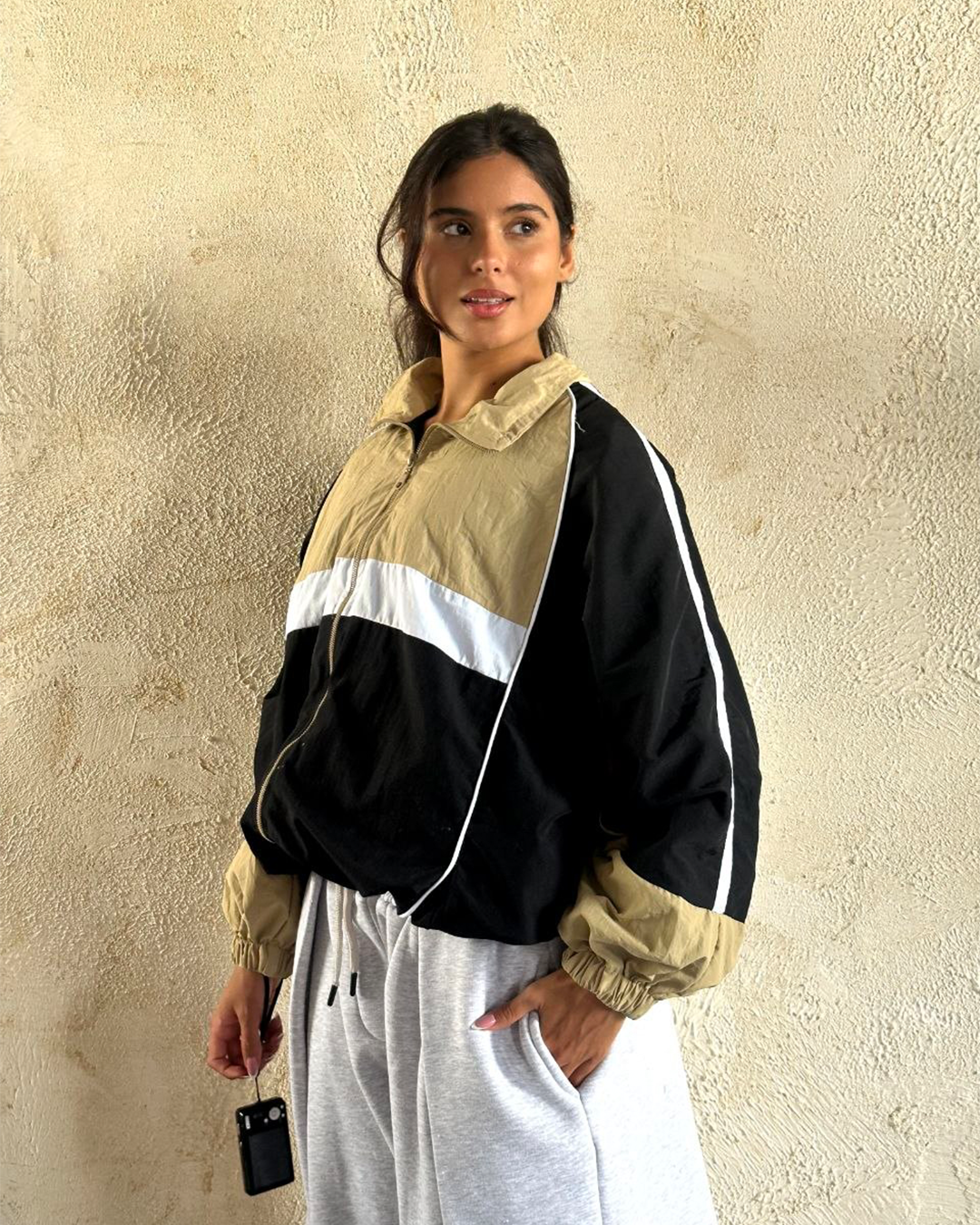 Retro Colorblock Track Jacket