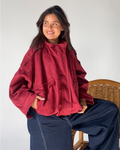 Oversized Suede-Look Utility Jacket