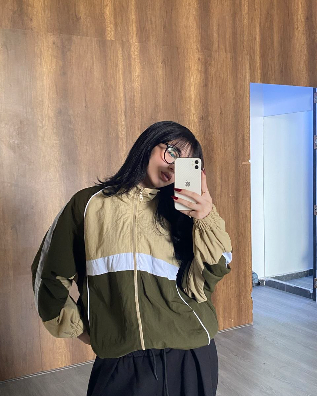 Retro Colorblock Track Jacket
