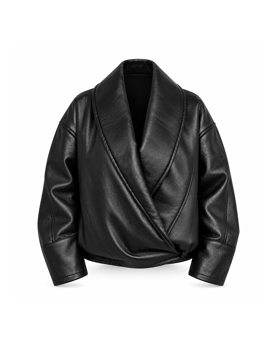 Oversized Shawl-Collar Jacket