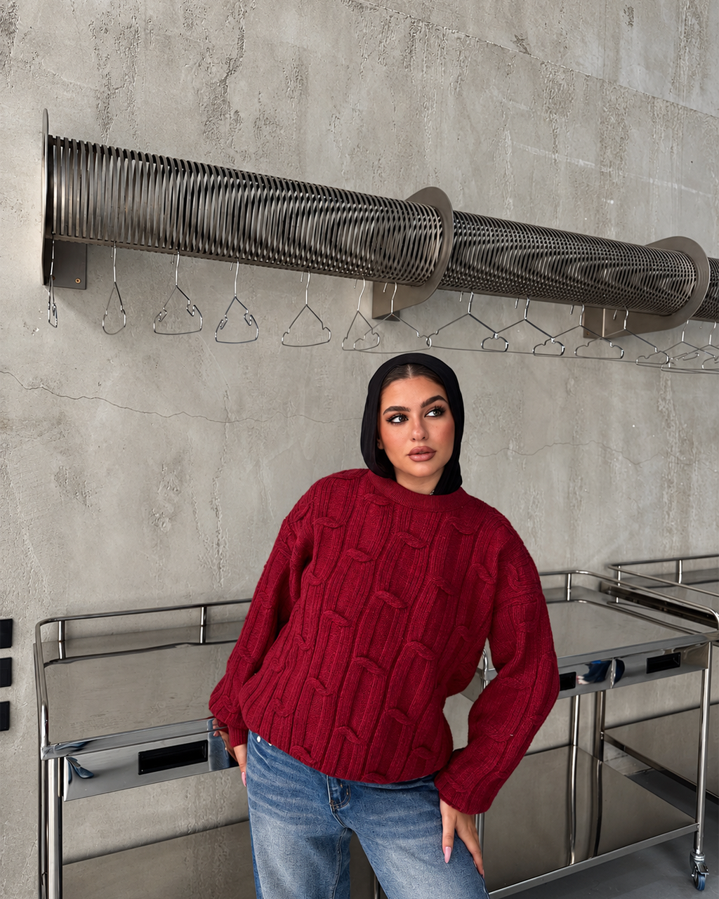 Cable-Knit Sweater