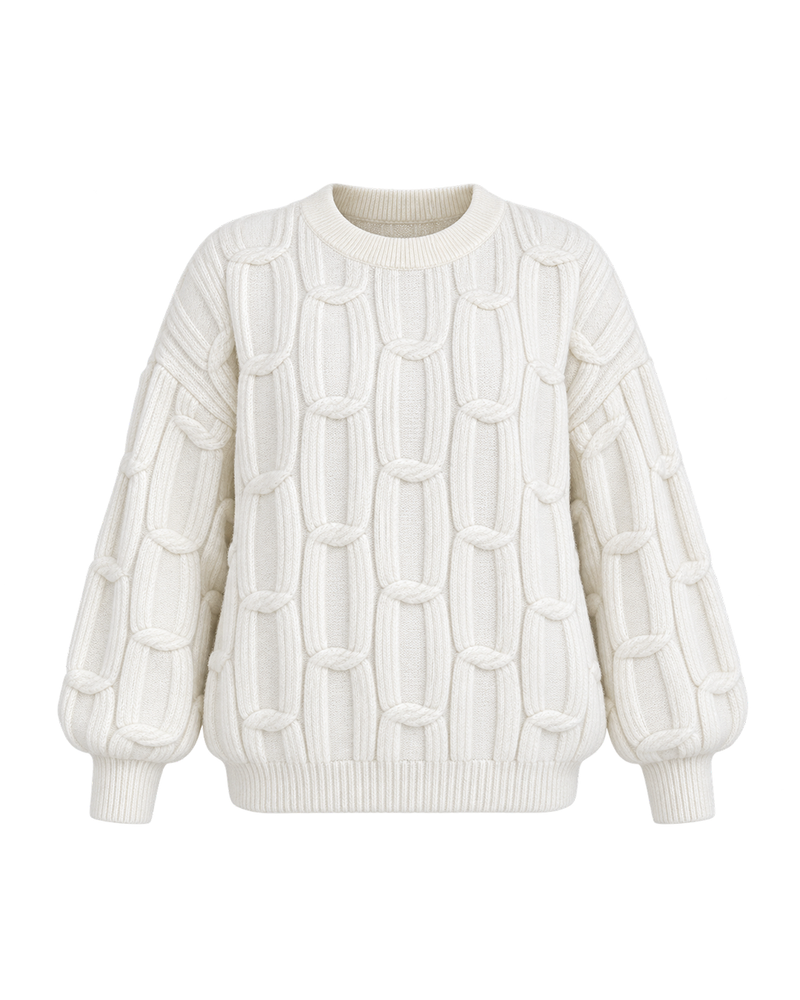 Cable-Knit Sweater