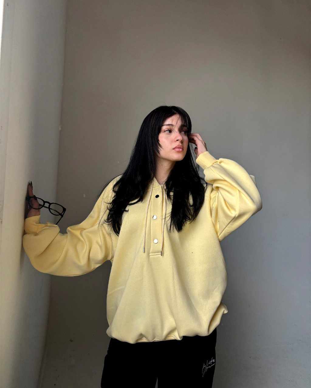 Oversized Cotton Hoodie