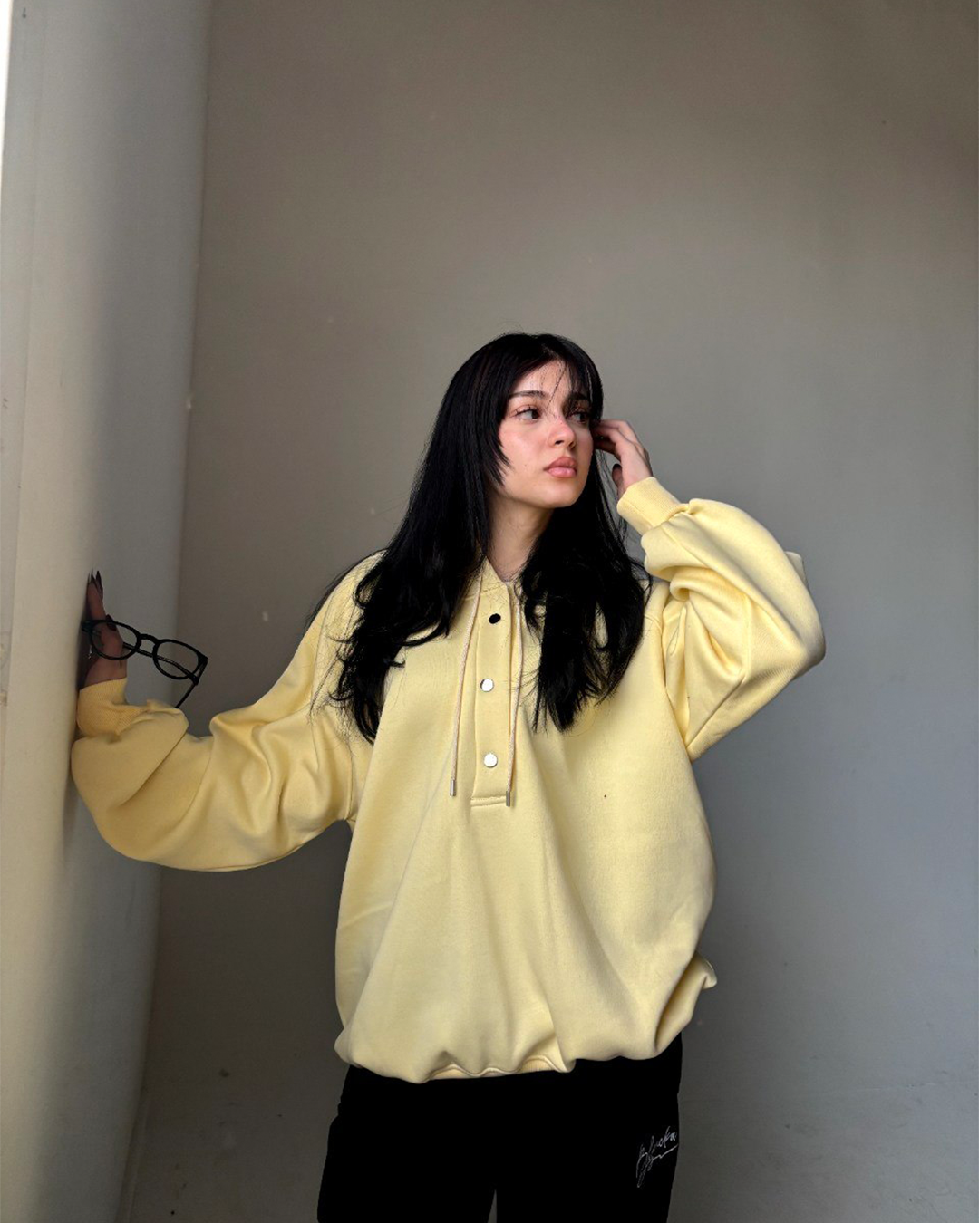 Oversized Cotton Hoodie