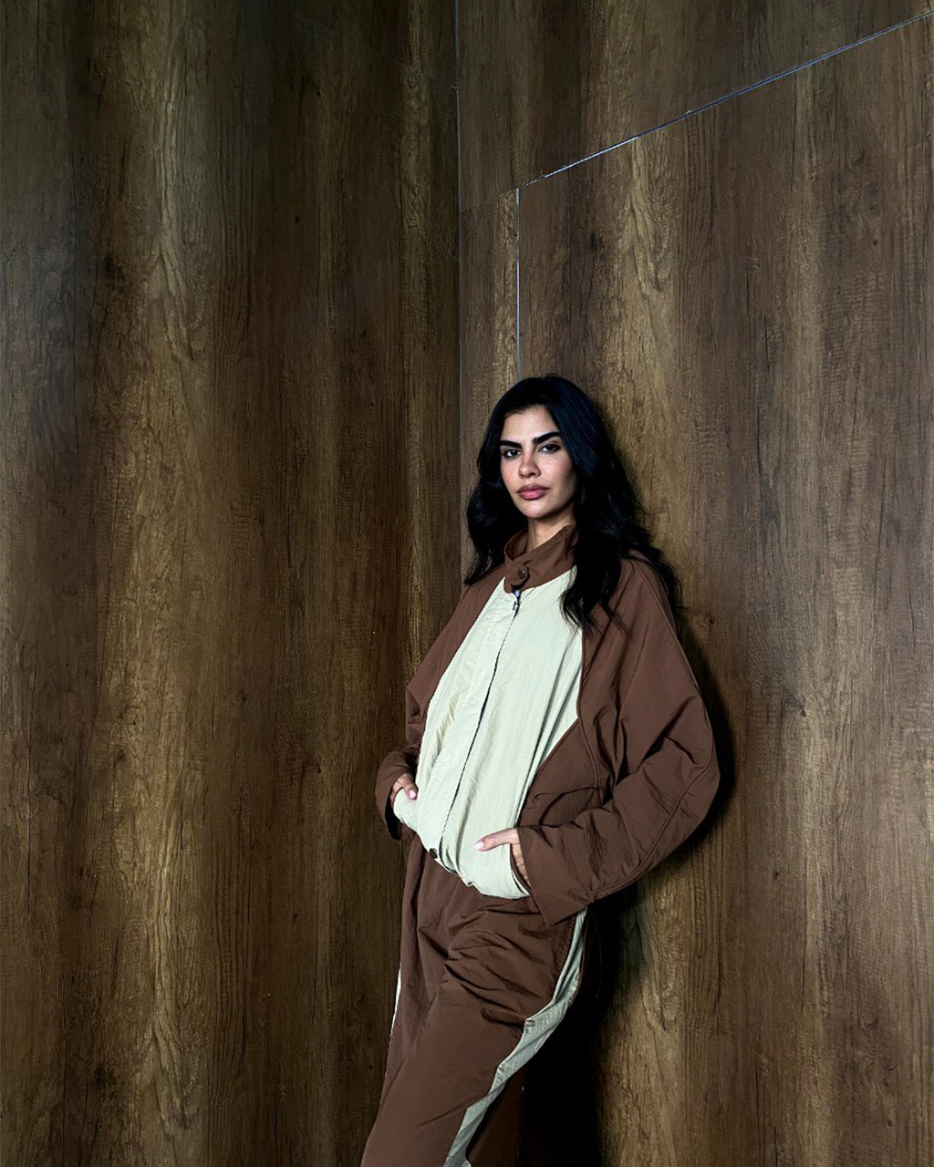 Raglan Colorblock Parachute Tracksuit