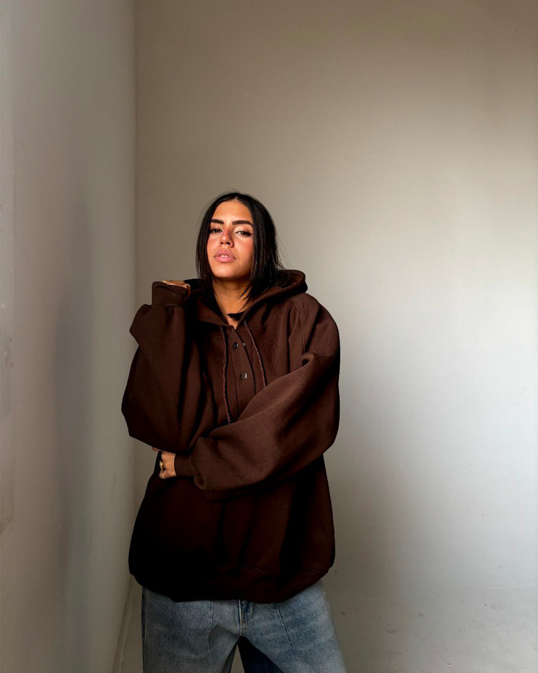 Oversized Cotton Hoodie