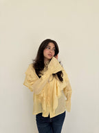 Galaxy Ruffle Blouse