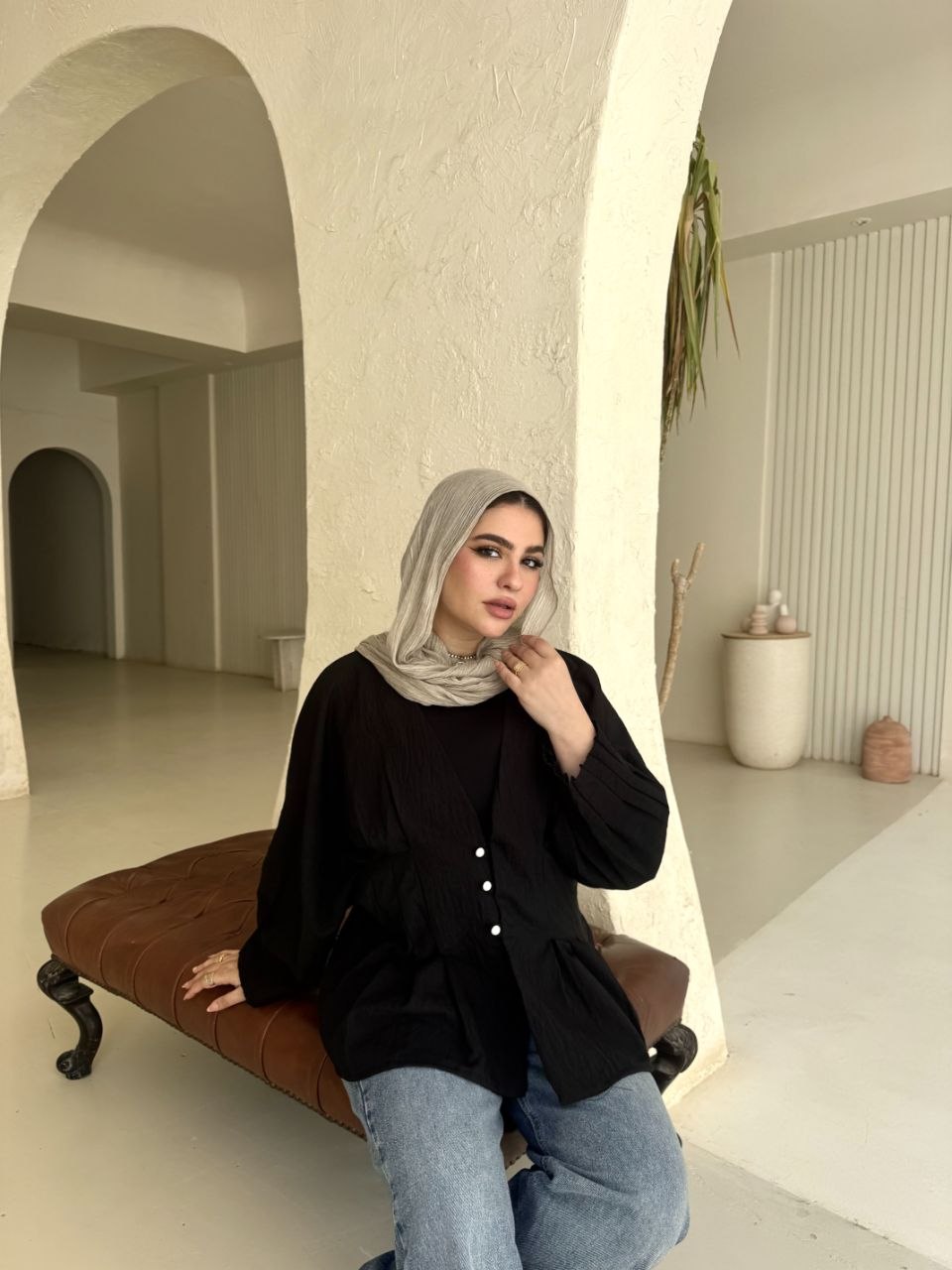 Pure Crush Linen Blouse