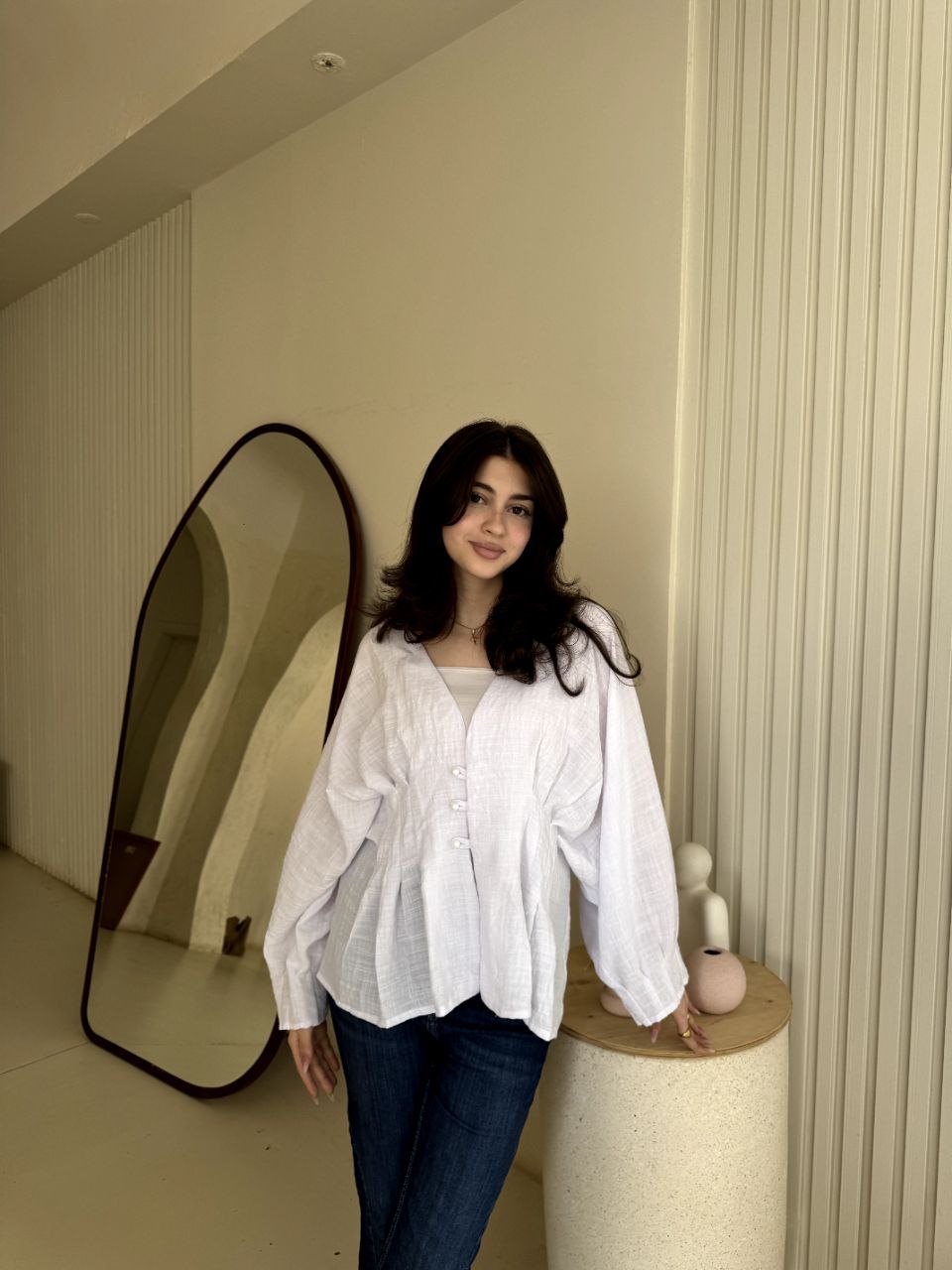 Pure Crush Linen Blouse