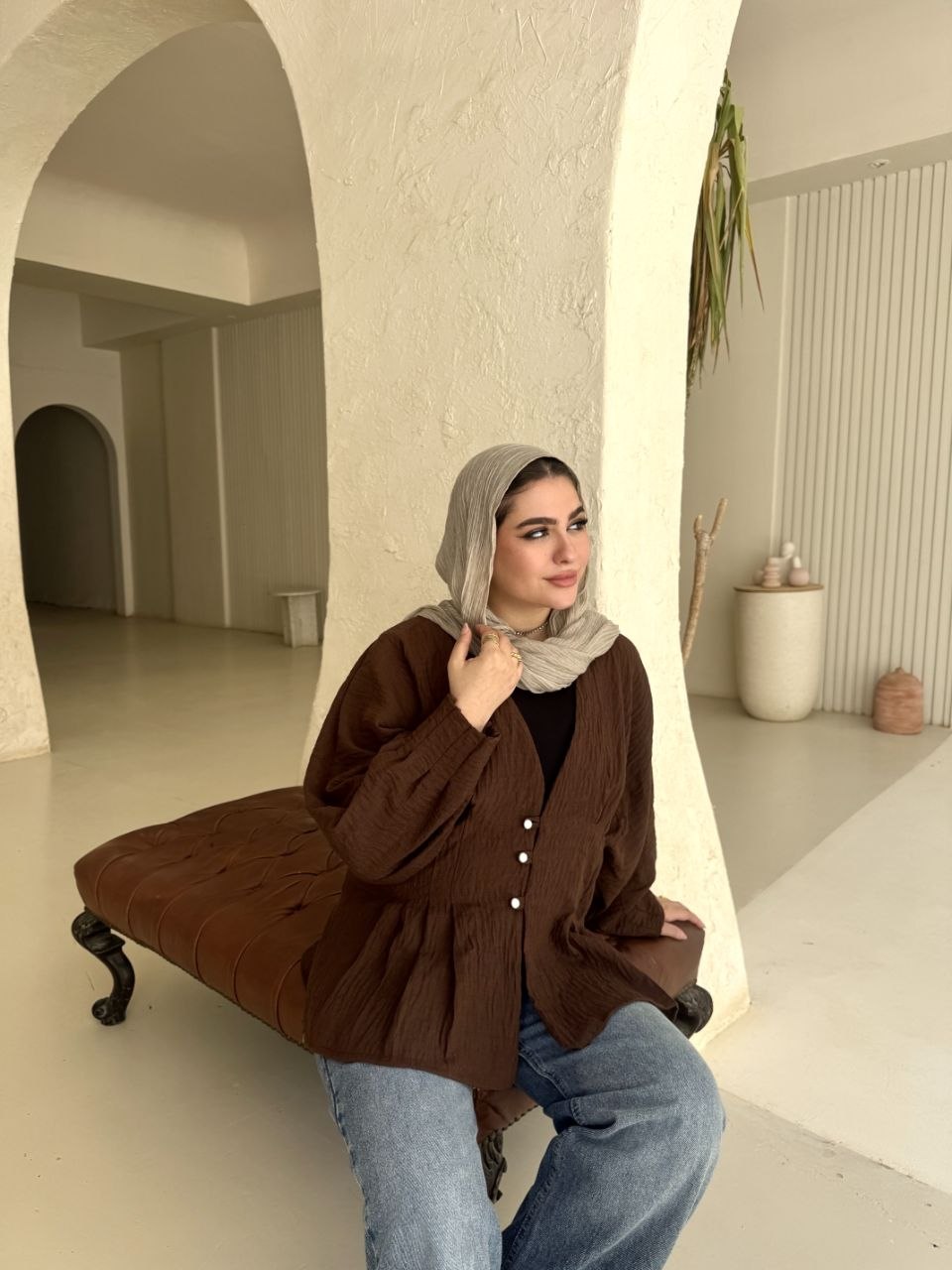 Pure Crush Linen Blouse
