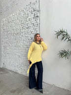 Tie-Back Cotton Blouse