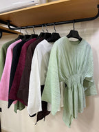 Ruched Galaxy Blouse
