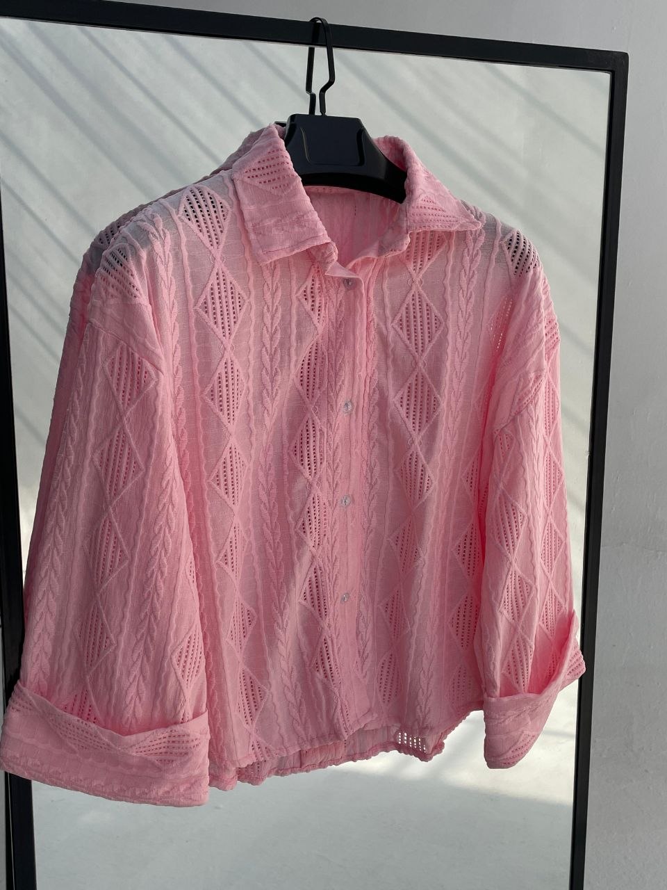 Patterned Linen Shirt