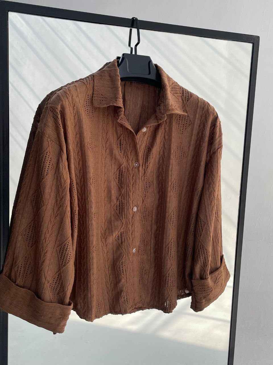 Patterned Linen Shirt