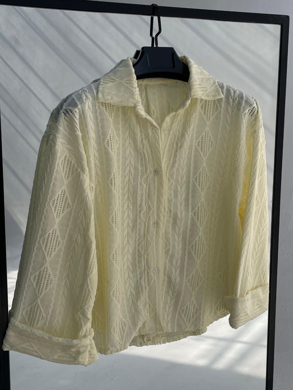 Patterned Linen Shirt