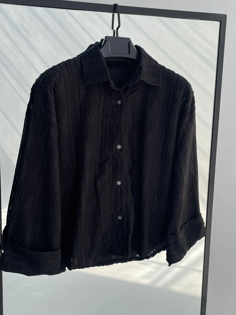 Patterned Linen Shirt