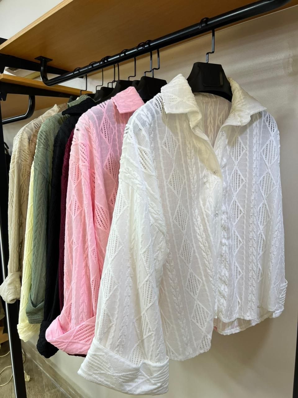 Patterned Linen Shirt