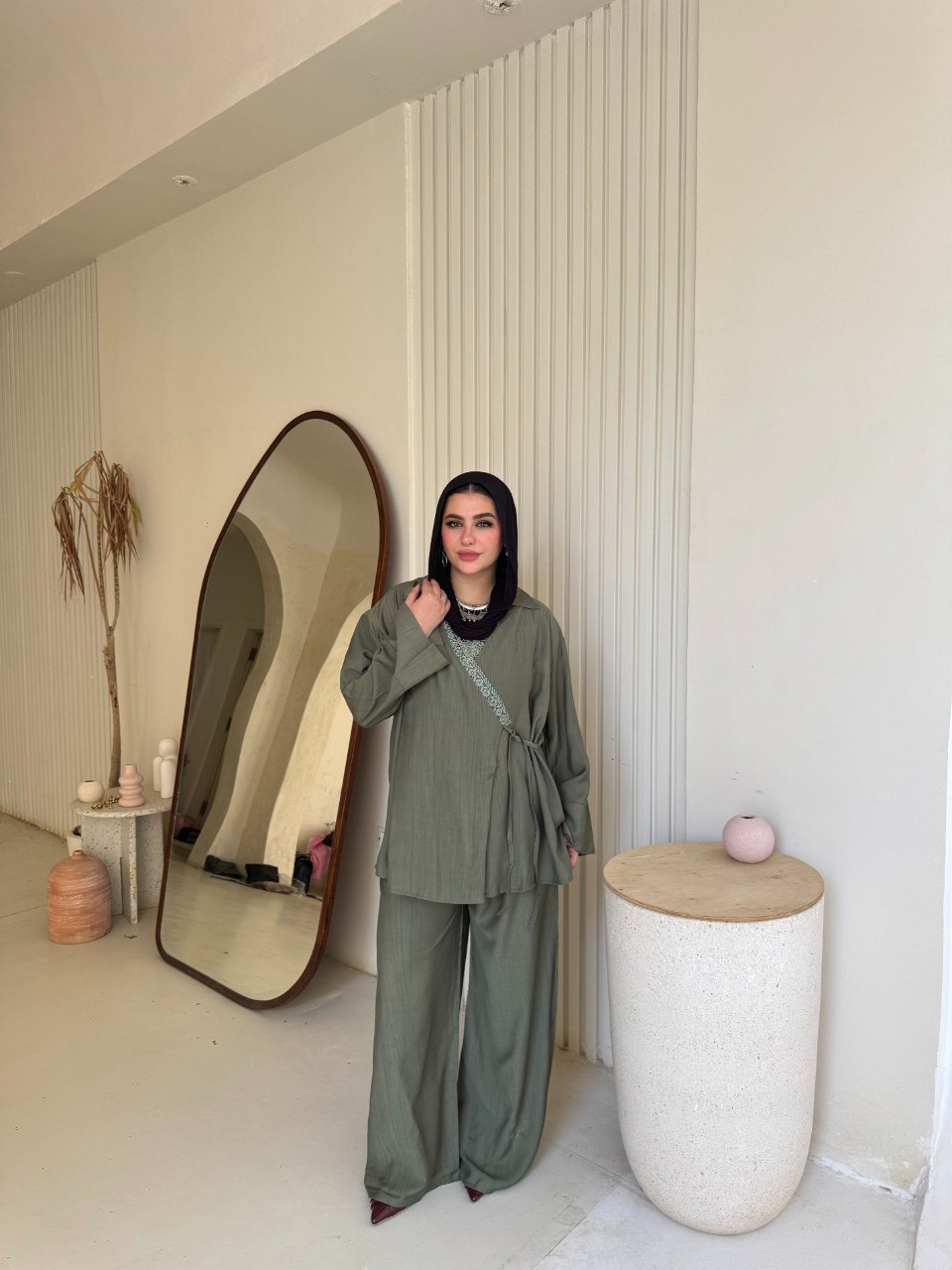 Two-Piece Linen Set
