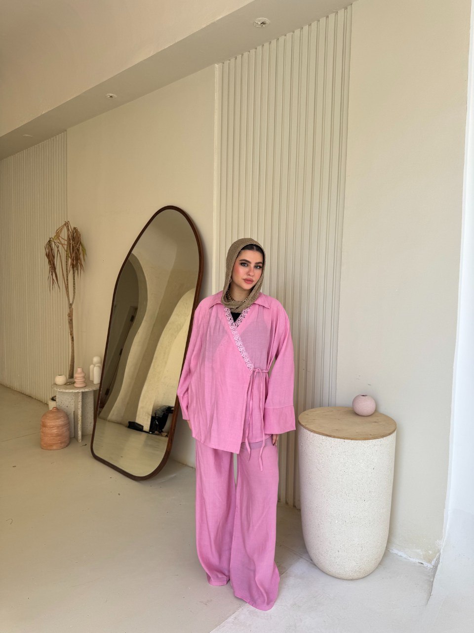 Two-Piece Linen Set