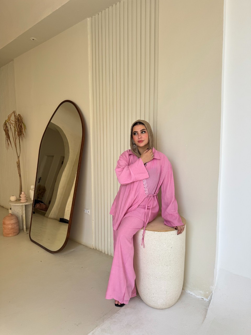 Two-Piece Linen Set