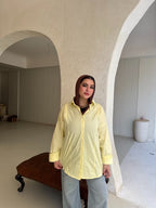 Tie-Back Poplin Shirt