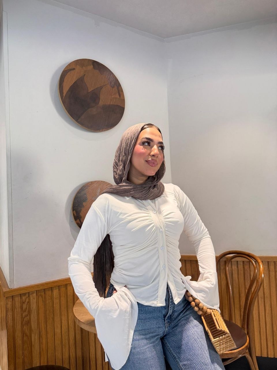 Ruffle Crop Blouse